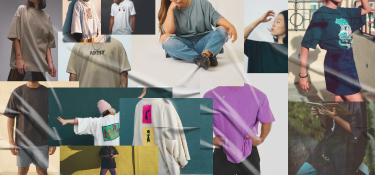 2 fashionable oversized clothing